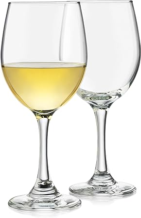 Libbey Classic White Wine Glasses, 14-ounce, Set of 4